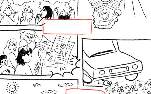 Visual thinking vs. visual comics: when scribing and comics collide